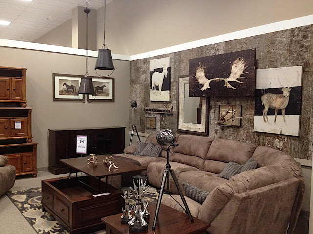 Bark House Wall at Ashley Furniture